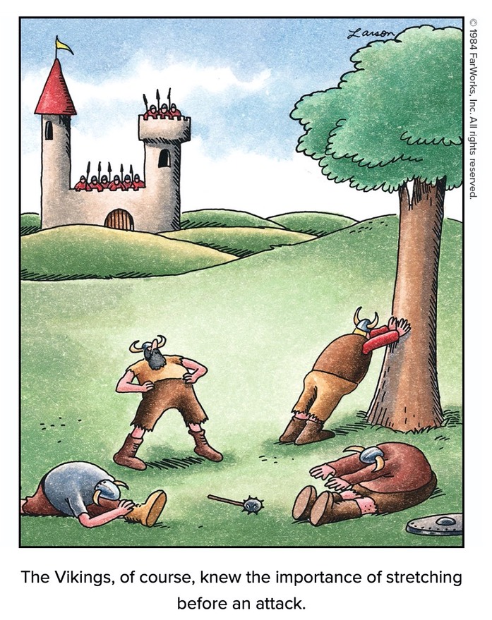 VikingsStretching